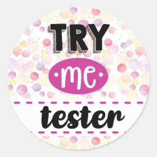 Etiqueta de prueba de Try Me