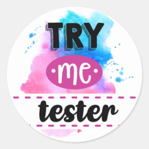 Etiqueta de prueba de Try Me
