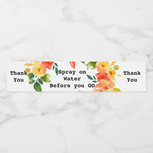 Etiqueta de pulverización de poo de bricolaje (Etiqueta única)