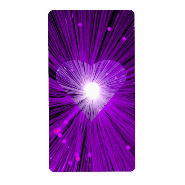 Etiqueta de Purple Heart (Frente)