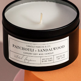 Etiqueta de rectángulo de 3 x 1" de vástago apotec