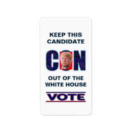 Etiqueta de Rectángulo Presidencial de 2024 para l