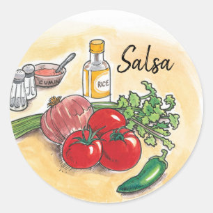 Etiqueta de recubrimiento de bolas de salsa