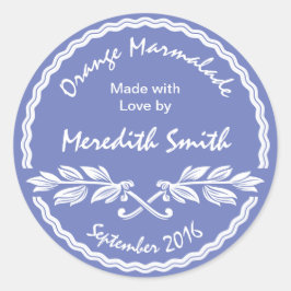 Etiqueta de recubrimiento de jamón rosa y blanco c