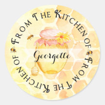 Etiqueta de recubrimiento de miel