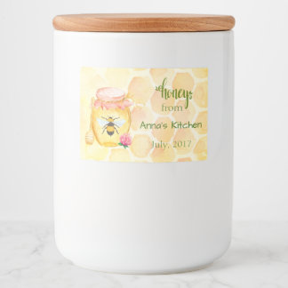 Etiqueta de recubrimiento de miel