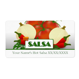 Etiqueta de recubrimiento de salsa caliente