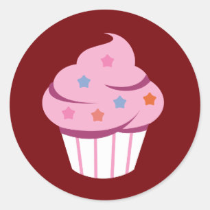 Etiqueta de redondeo de la tarta de logotipo #1