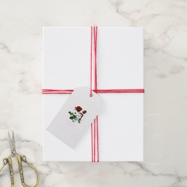 etiqueta de regalo (Con cuerda)