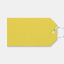 Etiqueta de regalo amarillo limón brillante