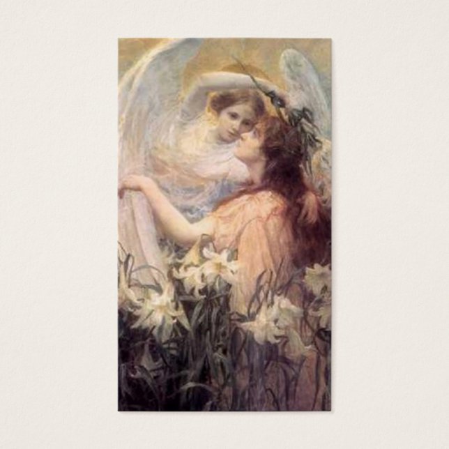 Etiqueta de regalo Ángel de Guardian (Frente)