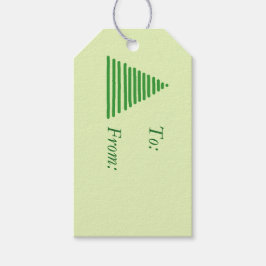 Etiqueta de regalo - Árbol gráfico