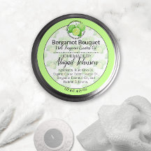 Etiqueta de regalo artesanal de Bergamot Citrus