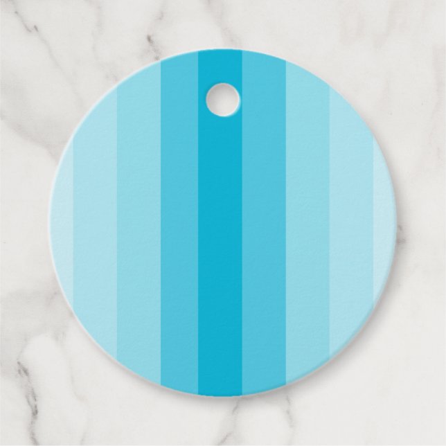 Etiqueta de regalo azul cielo (Anverso)