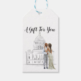 Etiqueta de regalo Boda de Washington D.C.