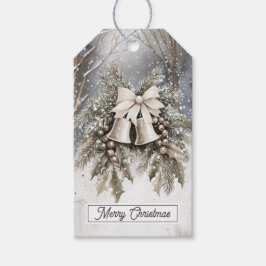 Etiqueta De Regalo Campanas De Navidad