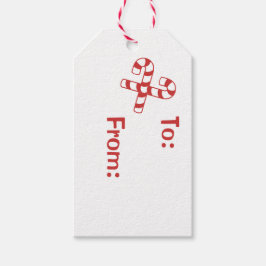 Etiqueta de regalo - Cañones Red Candy