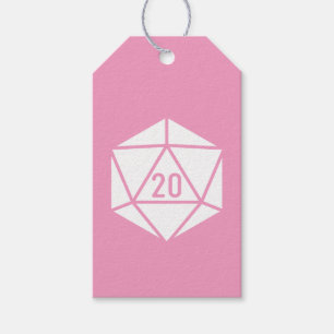 Etiqueta de regalo Chic en Petal Pink de Mesa