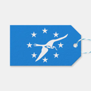 Etiqueta de regalo con bandera de Corpus Christi C