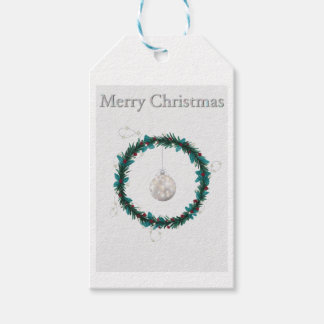 Etiqueta de regalo con ilustracion de Navidades