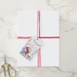 Etiqueta de Regalo de Acuarela Personalizada de Na