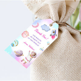 Etiqueta de regalo de agradecimiento a los buques