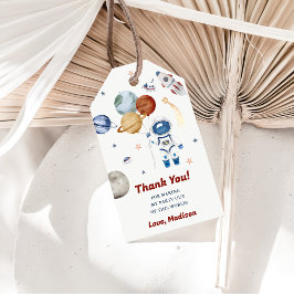 Etiqueta de regalo de agradecimiento a los buques