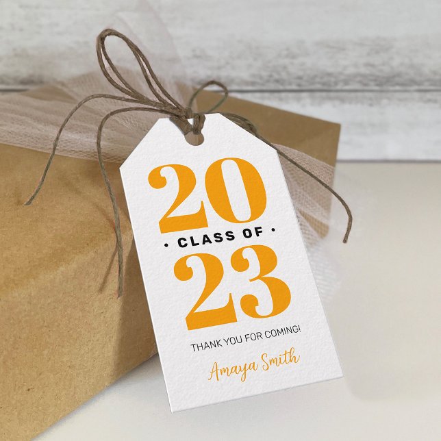 Etiqueta de regalo de agradecimiento de graduación (Subido por el creador)