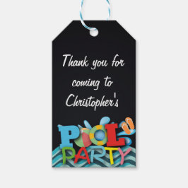 Etiqueta de regalo de agradecimiento de grupo