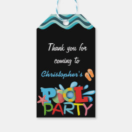 Etiqueta de regalo de agradecimiento de grupo