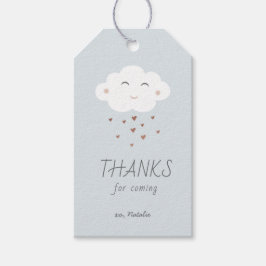 Etiqueta de regalo de agradecimiento para baby sho