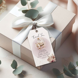 Etiqueta de regalo de agradecimiento para baby sho