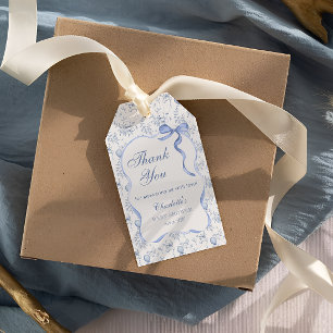 Etiqueta de regalo de agradecimiento para baby sho