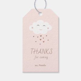 Etiqueta de regalo de agradecimiento para baby sho