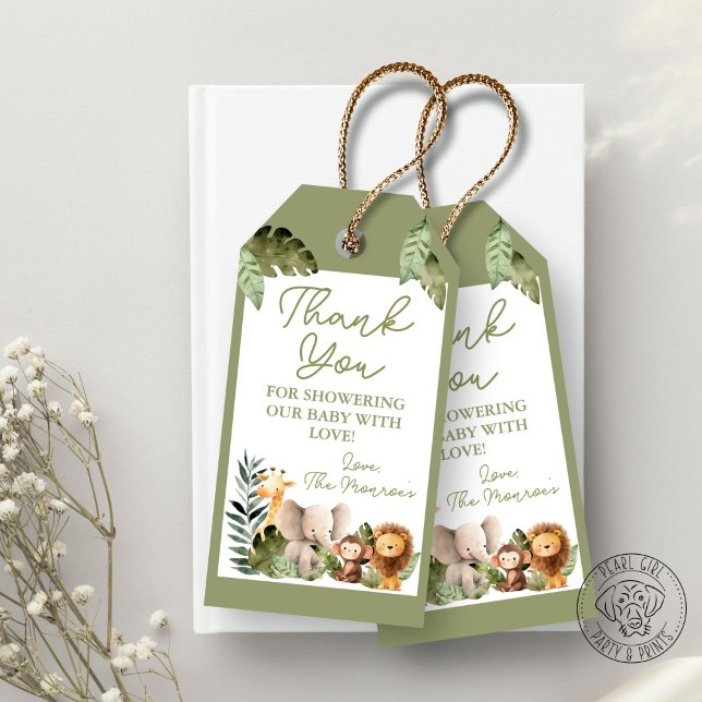 Etiqueta de regalo de agradecimiento para bebé ani (Subido por el creador)