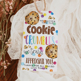 Etiqueta de regalo de agradecimiento por galletas