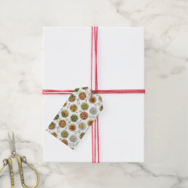 Etiqueta de regalo de alimentos