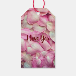 Etiqueta de regalo de amor