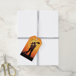 Etiqueta de regalo de amor