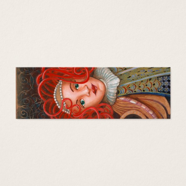 Etiqueta de regalo de ángel festivo (Frente)