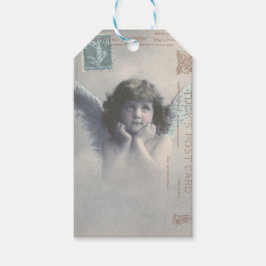 Etiqueta de regalo de Angel navidades