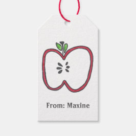 Etiqueta de regalo de Apple