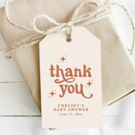 Etiqueta de regalo de Baby Shower Boho