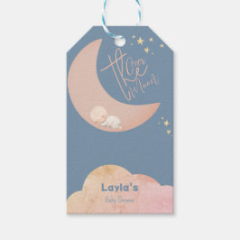 Etiqueta de regalo de Baby Shower Dreamy Baby Over