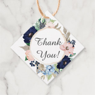 Etiqueta de regalo de Baby Shower favorita a la fl