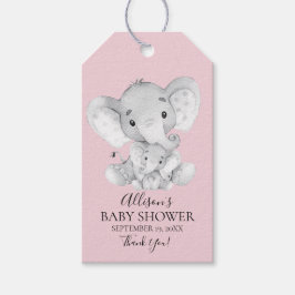Etiqueta de regalo de Baby Shower Favorito de Elef