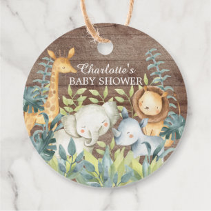 Etiqueta de regalo de Baby Shower Favorito de la j