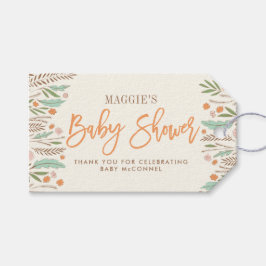 Etiqueta de regalo de Baby Shower neutra por motiv
