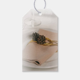 Etiqueta de Regalo de Boda Romántica