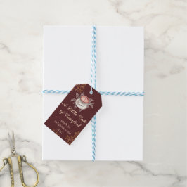 Etiqueta de regalo de café Pequeña Taza de Consuel